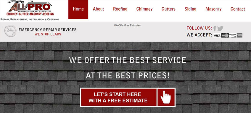 All Pro Roofing and Chimney